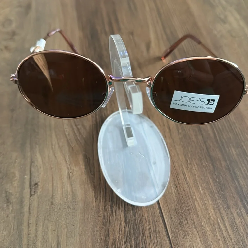 Joe's Round Sunglasses with Brown Lenses